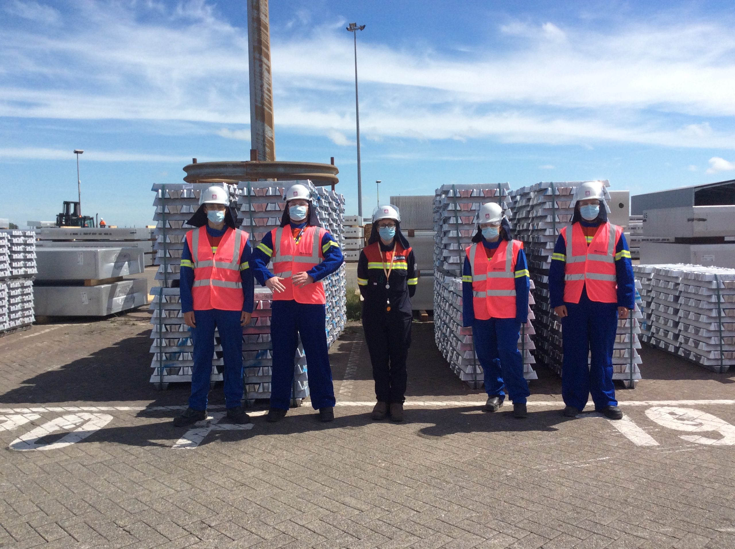 ¡Una visita a ALVANCE Aluminium Dunkerque para finalizar el año académico!