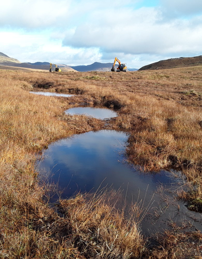 <strong>JAHAMA Highland Estates progresses its winter peatland restoration programme</strong>
