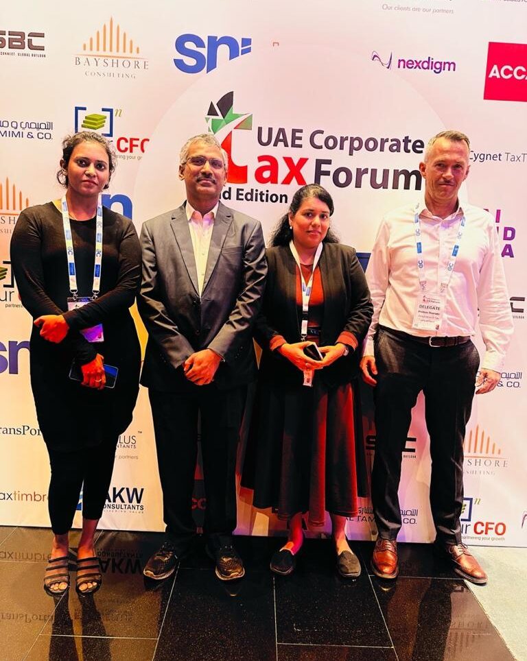 GFG’s Global Tax team at the UAE Corporate Tax Forum