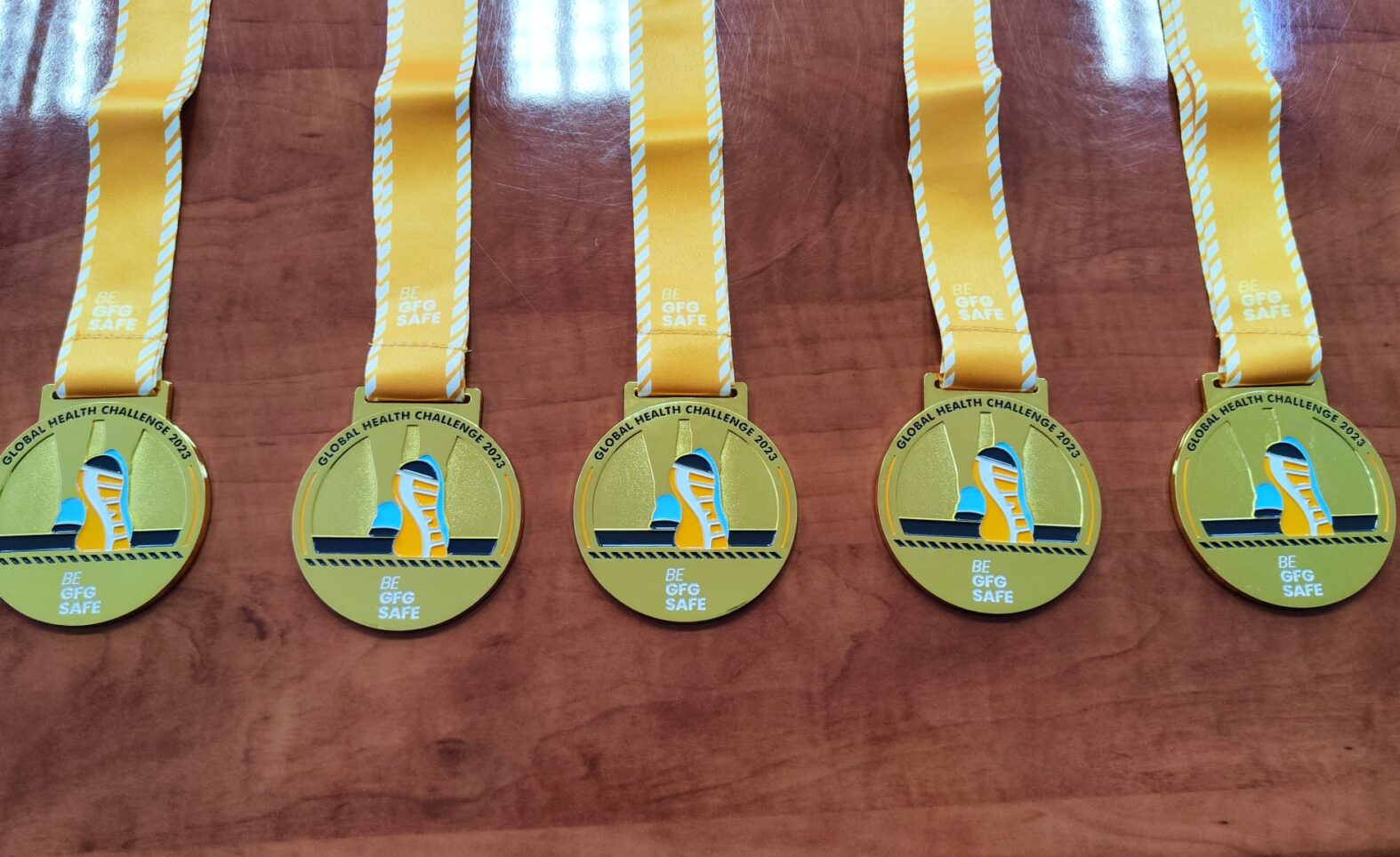 Teams Shine Bright with Health Challenge Medals