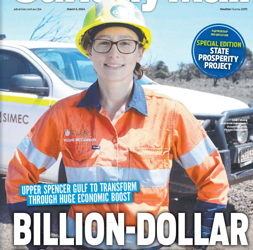 We’re front-page news in Whyalla as government power project generates excitement