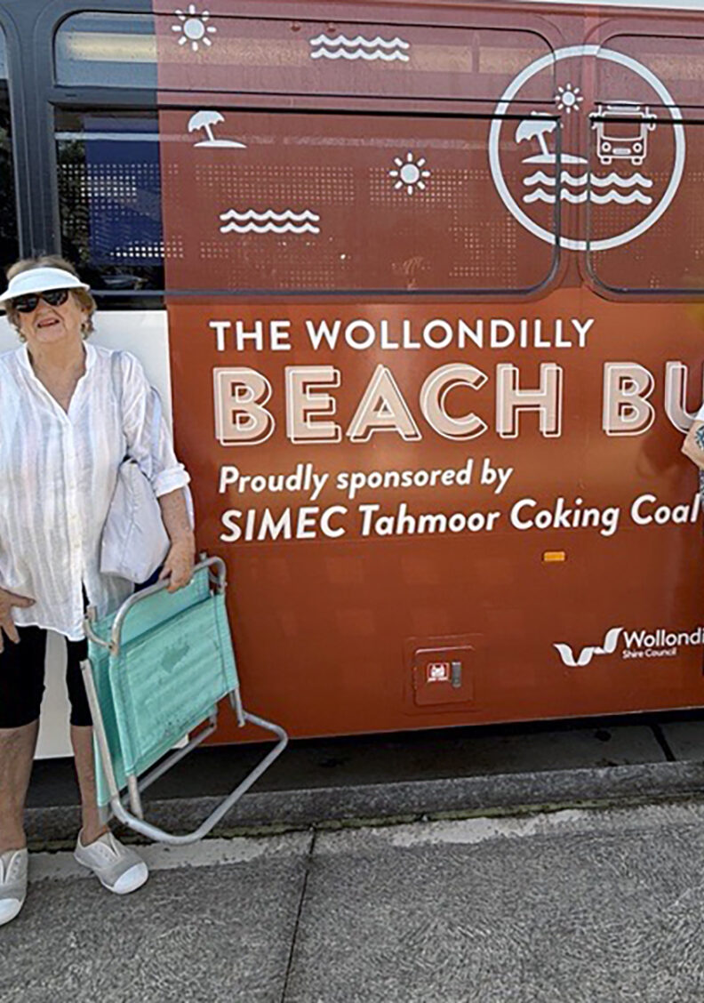 Community says thanks to Tahmoor for beach bus