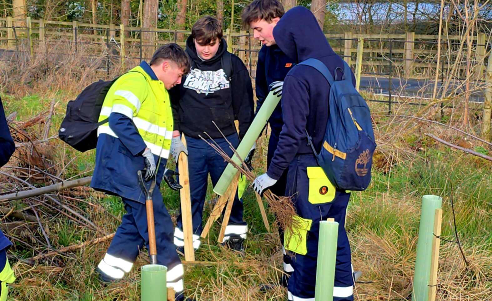 Liberty Steels Team Plants 500 Trees at Broomhead Reservoir